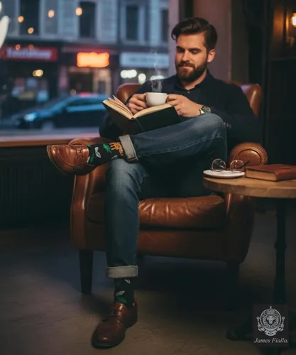 Miniatura 25 de JAMES FIALLO Calcetines de vestir para hombre, calcetines de vestir para hombre, estilo casual, coloridos, divertidos, novedosos, a la moda, paquete