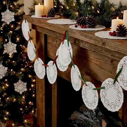 Miniatura 4 de 100 tapetes de encaje de papel blanco, redondos de 5 pulgadas, gruesos y resistentes, fabricados en Canadá, ideal para servir pasteles y postres