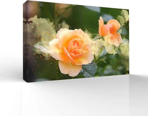 Miniatura 32 de wall26 Canvas Wall Art Beautiful Flowers Pictures Home Wall Decorations for Bedroom Living Room Paintings Canvas Prints Framed - 32x48 inches