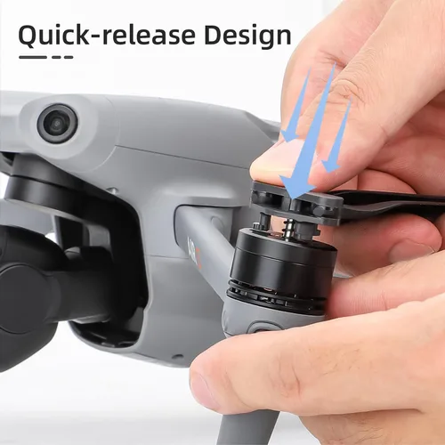 Miniatura 3 de Air 3 / Air 3s Hélices de bajo ruido para DJI Air 3 Cámara Control remoto Drone RC Accesorios Reemplazo de accesorios de repuesto plateado