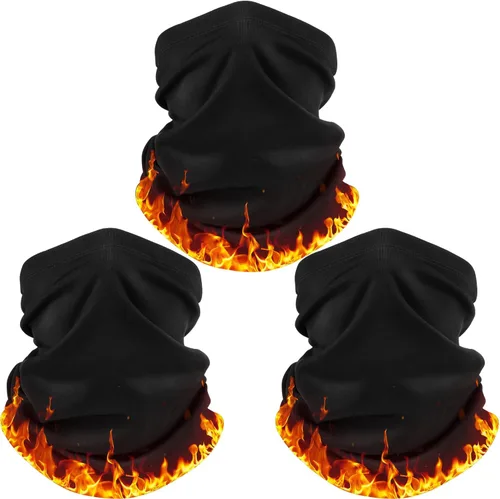 HONGTEYA Polaina de cuello de invierno para hombres y mujeres, resistente al viento, máscara facial para clima frío, esquí, deportes al aire libre