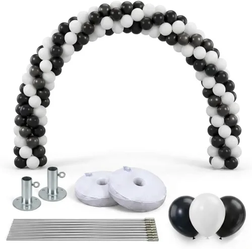 Miniatura 14 de PMU Graduation & Prom DYI Balloon Garland Arch Kit – Reusable Expandable Arch Frame with 2 Bases for Parties, Weddings & Events