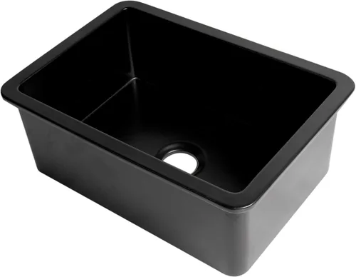 Miniatura 9 de ALFI brand ABF2718UD-BM - Fregadero de cocina, negro mate