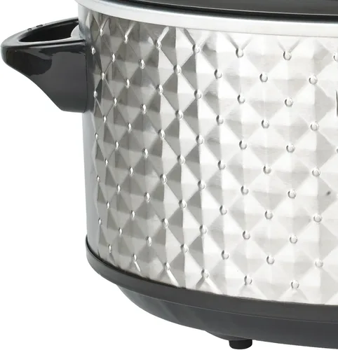 Miniatura 5 de Brentwood Seleccione olla de cocción lenta de 7 cuartos en plata plateado
