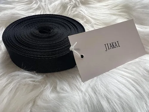 Miniatura 2 de JIAKAI Correa de nailon resistente de 1 pulgada de ancho y 10 yardas, correas pesadas de polipropileno para bolsas, hamacas, escalada al aire libre