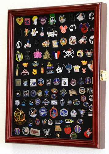 Miniatura 2 de Disney Hard Rock - Soporte de pared con pin de solapa militar (acabado cereza)