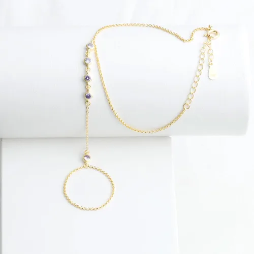 Miniatura 36 de Pulsera de plata de ley 925 para mujer, pulsera de mano para mujer, pulseras esclavas de 7 a 9 pulgadas ajustable