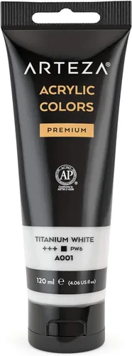 Arteza - Pinturas acrílicas Blanco titanio A101