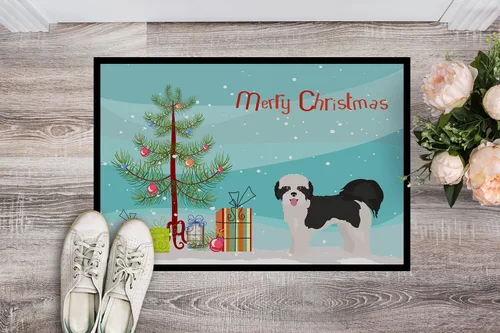 Miniatura 208 de Caroline's Treasures CK3799MAT Akita Shepherd - Tapete de árbol de Navidad de 18 x 27 pulgadas, tapete para puerta delantera, interior y exterior