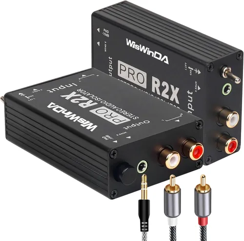 Miniatura 8 de Aislador de ruido RCA Audio Eliminador de zumbido (no afecta a los graves) Filtro de ruido de carcasa de aluminio Aislador de ruido de bucle
