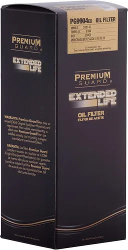 Miniatura 8 de Premium Guard Filtro de aceite de vida extendida hasta 10k millas PG9904EX Compatible con 2012-2016 Mercedes-Benz E350, 2016-2019 GLE350