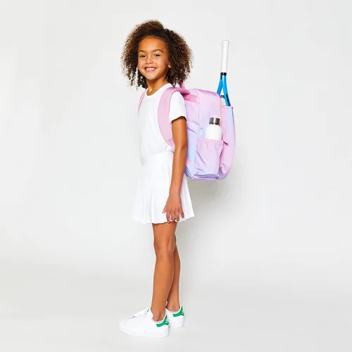 Miniatura 5 de Ame & Lulu Mochila de tenis Big Love para niños Sorbete rosa y azul
