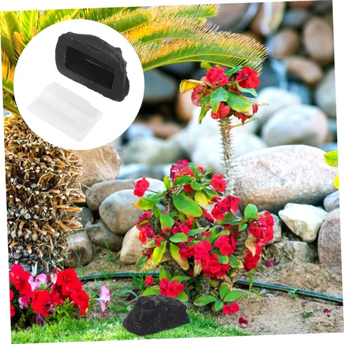 Miniatura 9 de VILLCASE Caja oculta de llaves de piedra realista, impermeable, para uso en exteriores, jardín y patio, discreto almacenamiento de llaves ocultas
