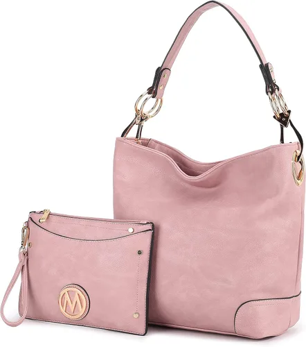 Miniatura 9 de MKF Collection Mia K - Bolso Hobo para mujer, de piel vegana, bolso de hombro holgado, bolso con asa superior