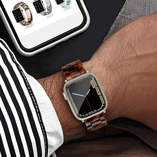 Miniatura 8 de Bandas para Apple Watch Light House - Correas de resina ligera de moda para iWatch para mujeres y hombres 38mm/40mm/41mm/42mm (Series 11 10)