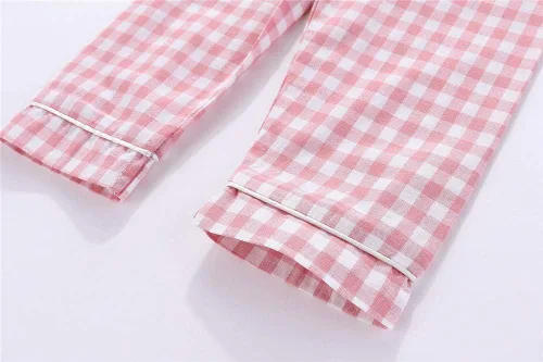 Miniatura 7 de Mud Kingdom Conjunto de pijama Boutique para niñas y niños, ropa de dormir de manga larga con cuello