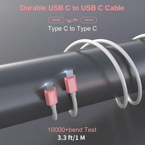 Miniatura 7 de Cargador de Coche Rosa de 67.5W USB C Super Carga Rápida, Bloque de 45W USBC y Puerto QC3.0 para iPhone 17 Pro Max/Air/16/15/iPad, Teléfono Celular