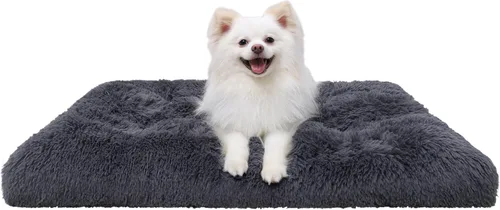 Miniatura 15 de Vonabem Alfombrilla para Jaula de Perro Grande 36 Pulgadas, Cama Lavable para Jaula para Perros Grandes y Medianos, Alfombrillas Suave de Felpa