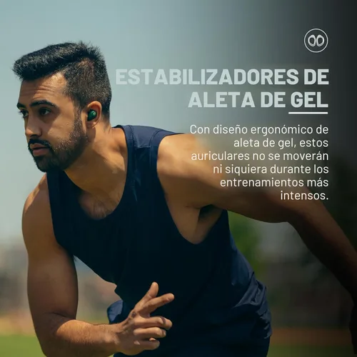 Miniatura 7 de Raycon Fitness - Auriculares Bluetooth verdaderamente inalámbricos con micrófono incorporado, 56 horas de batería, IPX7 a prueba de agua, Verde