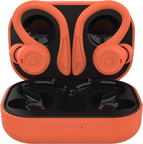 Miniatura 8 de Auriculares inalámbricos verdes sobre la oreja con ganchos para los oídos Auriculares Bluetooth para correr con gancho para la oreja Auriculares