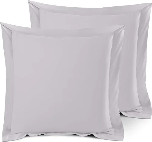 Miniatura 43 de Nestl Juego de 2 fundas tipo sham de almohada suaves - Fundas de almohada de microfibra de doble cepillado - Fundas de almohada de cama premium