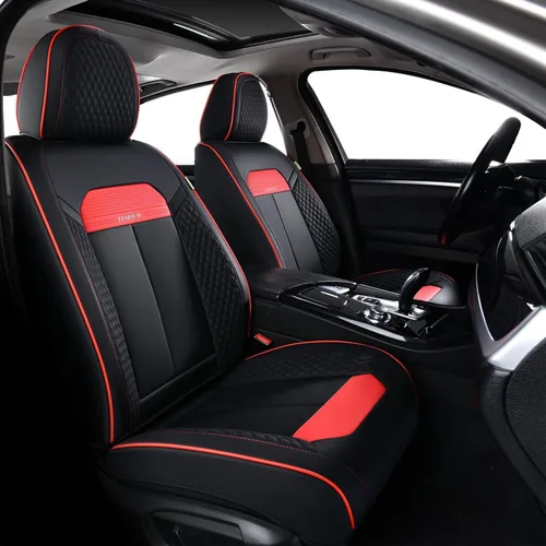 Miniatura 20 de FLORICH Fundas de asiento delantero, 2 piezas, fundas de asiento para automóviles, fundas de asiento universales de cuero de lujo, accesorios