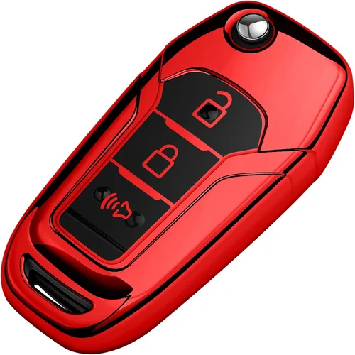 Miniatura 7 de Tukellen Funda para llavero Ford de TPU suave, protección completa, compatible con Ford F150 F250 F350 F450 F550 Explorer Ranger Escape Key Shell