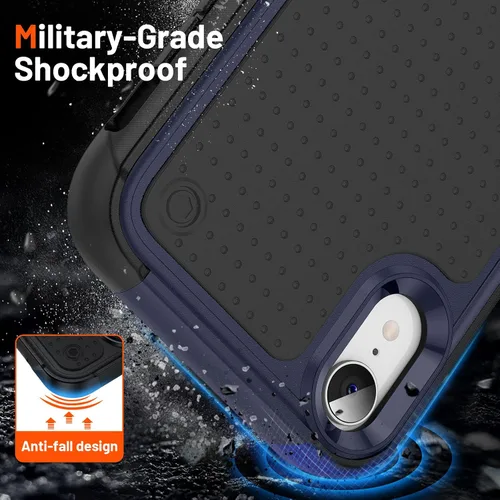 Miniatura 352 de Jeylly Funda para iPhone SE/Funda para iPhone 5S, Exterior de Plástico Duro que Absorbe Golpes + Interior de Silicona de Goma Defensor contra