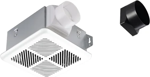 Miniatura 9 de Tech Drive Extractor de baño muy silencioso – 70 CFM, 2.0 Sone, no necesita acceso al ático, certificado Energy Star, fácil de instalar, conducto