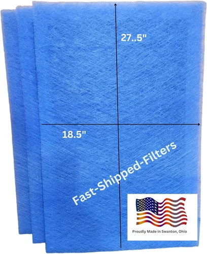 Fast-Shipped-Filters - Paquete de 3 almohadillas de filtro de repuesto de 20 x 36 pulgadas, compatibles con filtro de aire dinámico de 20 x 36