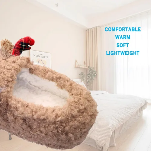 Miniatura 3 de Pantuflas de Navidad para mujer, lindas y cálidas para el hogar, para interiores y exteriores