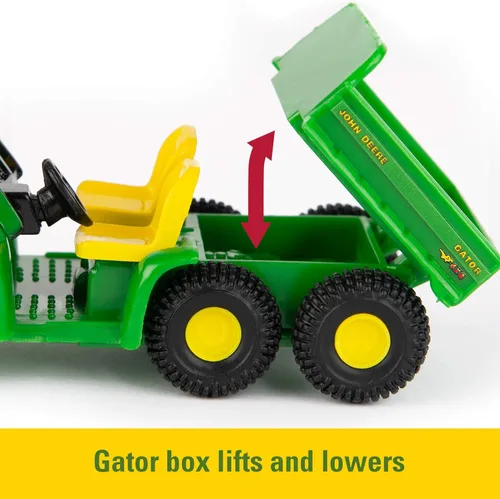 Miniatura 4 de Conjunto de juguetes de granja de metal fundido TOMY John Deere - Escala 1:64 - Incluye animales de granja, cobertizo de máquinas, tractores