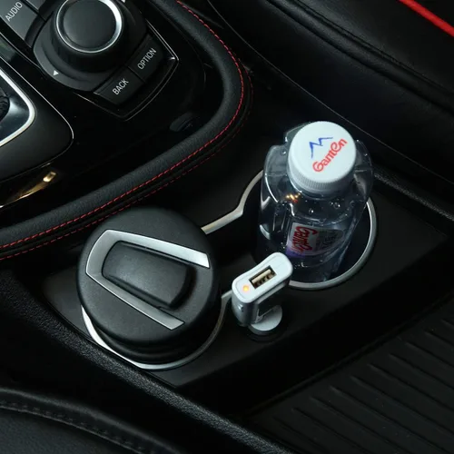 Miniatura 4 de YIWANG ABS cromo coche centro portavasos cubierta marco marco ajuste para BMW 2 serie F45 F46 218i 2015-2018 manija izquierda Drive Accesorios