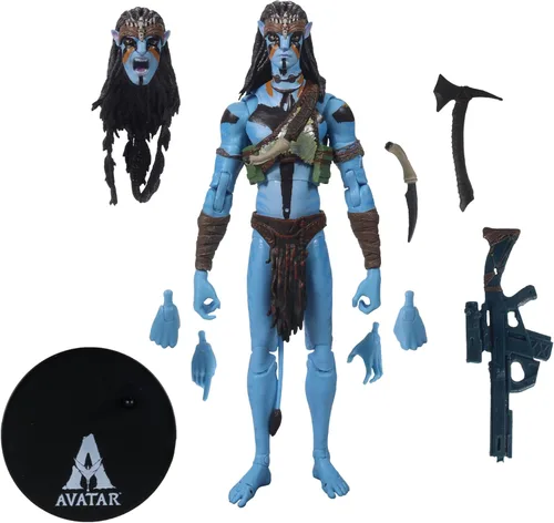 Miniatura 6 de McFarlane Toys - Avatar: Fuego y Ceniza Jake Sully (Batalla Final de Metkayina) Figura de Acción de 7 Pulgadas McFarlane Edición de Coleccionista