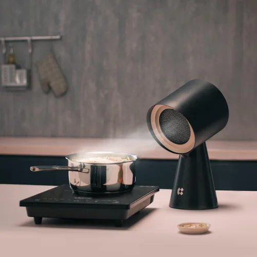 Miniatura 6 de CIARRA Campana Extractora Portátil, Campana Extractora de Escritorio con Ventilador de Escape de 2 Velocidades, Filtro de Aluminio Desmontable, Taza
