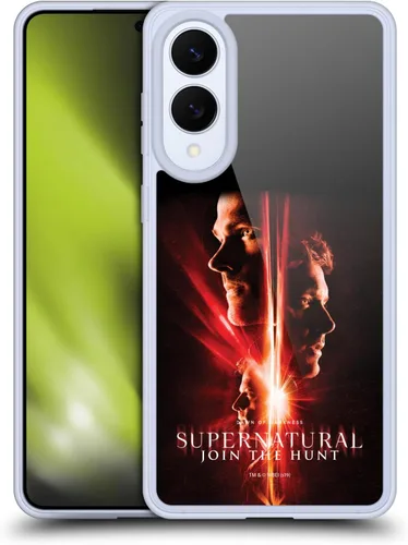 Miniatura 123 de Head Case Designs Supernatural Sam, Dean & Castiel Key Art - Funda de gel con licencia oficial [protección de grado militar] compatible con Google