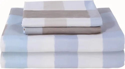 Miniatura 27 de Juego de sábanas de cama de 4 piezas - Tamaño completo - Juego de sábanas de cama de microfibra suave y duradera, bolsillo profundo, resistente a