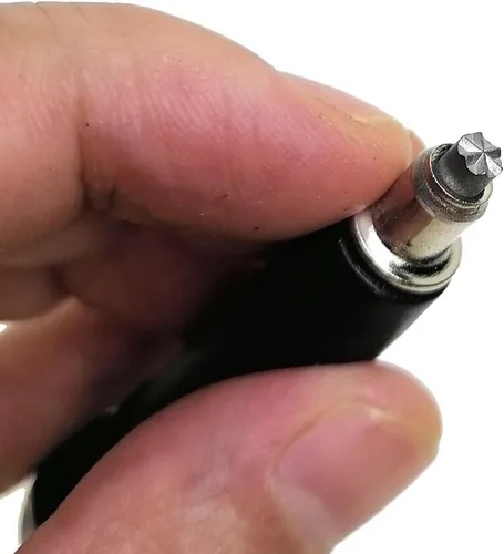 Miniatura 5 de Paquete de 5 puntas de carburo de repuesto universales de acero de tungsteno para senderismo al aire libre, bastón de escalada, bastón para caminar