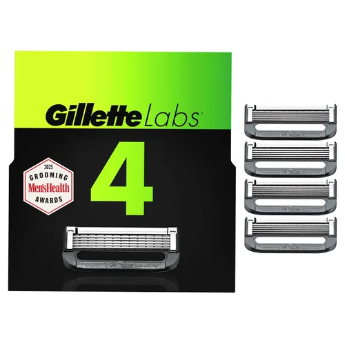Gillette - Recambios de hoja de afeitar con barra exfoliante para maquinilla de afeitar para hombre de GilletteLabs, compatible solo con maquinilla