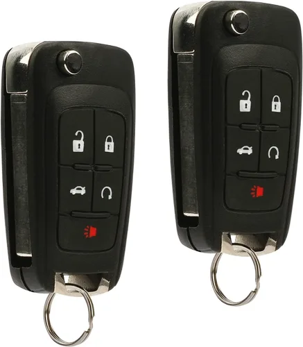 Miniatura 8 de Llavero compatible con Buick Allure Encore Lacrosse Regal Verano/Chevy Camaro Cruze Equinox Impala Malibu Sonic/GMC Terrain Entrada sin llave remota
