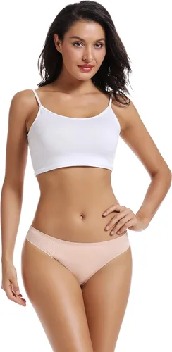 Miniatura 2 de VOENXE - Paquete de 5 - 10 tangas sin costuras para mujer ropa interior discreta