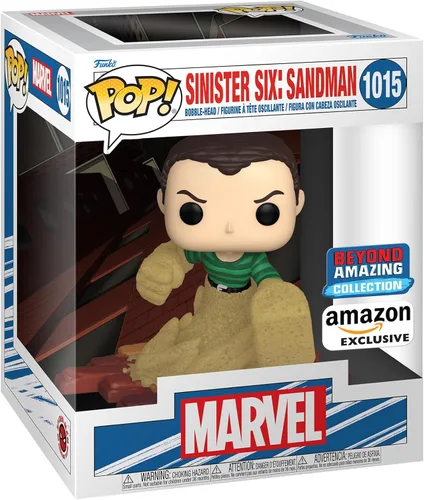Funko Pop Deluxe: Marvel Sinister 6 - Figura de Sandman 3 de 7 - Marvel Comics - Exclusivo de Amazon - Figura de vinilo coleccionable - Idea de