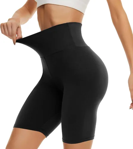 Miniatura 24 de CAMPSNAIL - Pantalones cortos de yoga para mujer, 3"/5"/8" de cintura alta con control de abdomen, pantalones cortos de elastano para voleibol, yoga