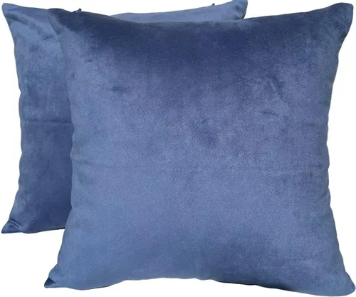 Miniatura 59 de TangDepot - Funda de almohada lisa de terciopelo, funda de cojín supersuave de lujo, muchas opciones de colores y tamaños