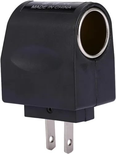 Adaptador de corriente para encendedor de cigarrillos de automóvil, convertidor de CA a CC de 12 V CC, enchufe de pared de enchufe estadounidense