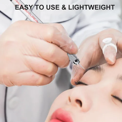 Miniatura 6 de Microblading Pen - Bolígrafos manuales para cejas, suministros de microcuchilla, herramienta de mano de microblading de doble cara para suministros