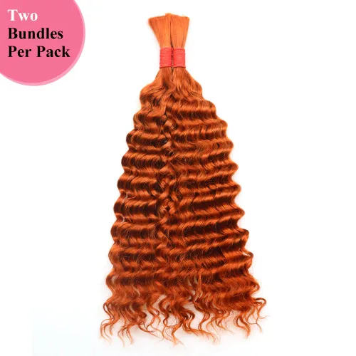 Miniatura 4 de Cabello humano virgen brasileño 100% sin procesar para trenzar, sin trama, 3.53 oz (1 paquete - 2 manojos), cabello humano virgen brasileño