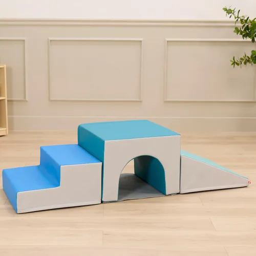 Miniatura 9 de Step 'n' Slide - Escalador de túnel, juego interior, contemporáneo, 3 piezas