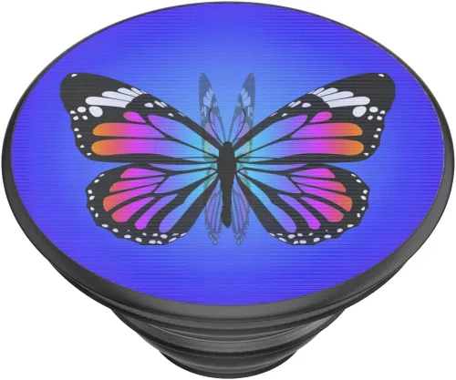 Miniatura 7 de PopSockets - Agarre para teléfono con soporte expandible, agarre adhesivo - Flutterby
