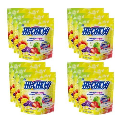 Miniatura 14 de HI-CHEW Mezcla Superfruit, 3.17 oz, 6 piezas, sin gluten, elaborada con sabores de frutas naturales y artificiales